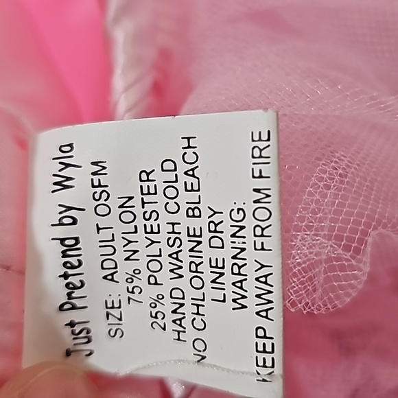 Pink long tutu skirt adult size one size - Picture 5 of 6